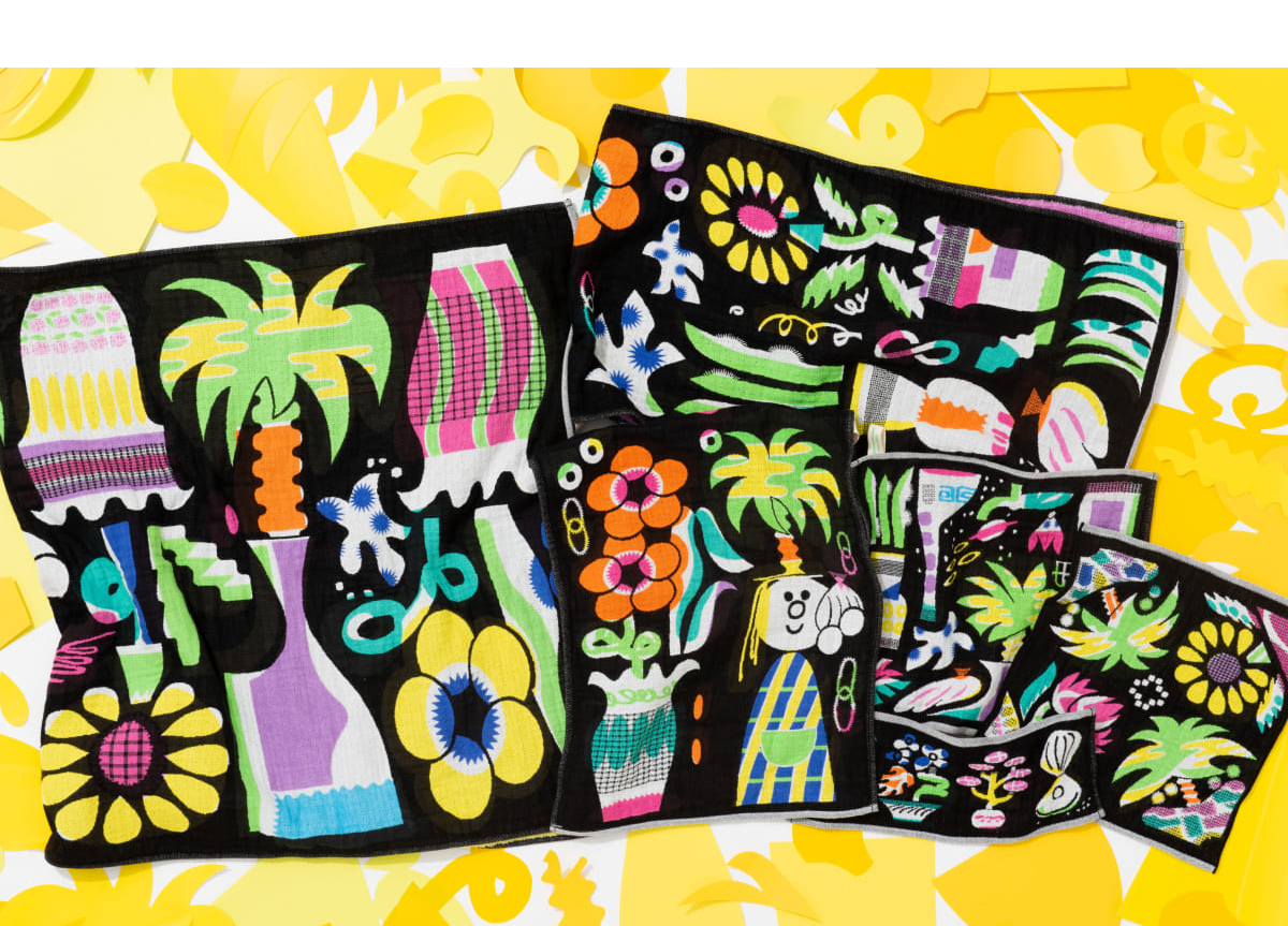 西川©友美さんのタオル写真