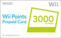 wii points �v���y�C�h�J�[�h3000