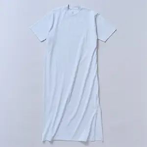 夏サラ ワンピース アイスグレー